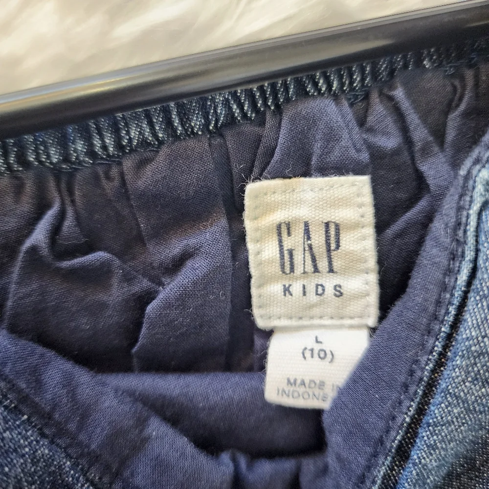 Gap Kids Dark Wash‎ Denim Jumpsuit
